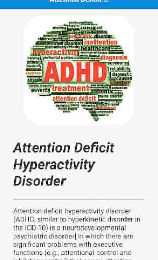 Attention Deficit Hyperactivity Disorder 4