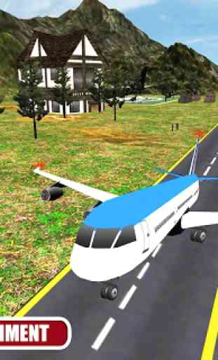 avión vuelo simulador: volar ciudad avión 1
