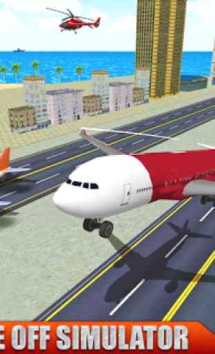 avión vuelo simulador: volar ciudad avión 4