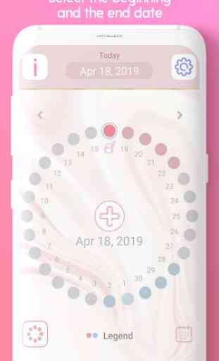 Calendario menstrual: Periodo menstrual calendario 2