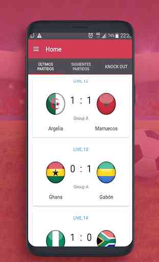 Copa Africana 2019 - Livescores 4