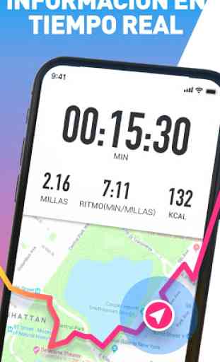 Correr, Caminar y Trotar con GPS Rastreador 2