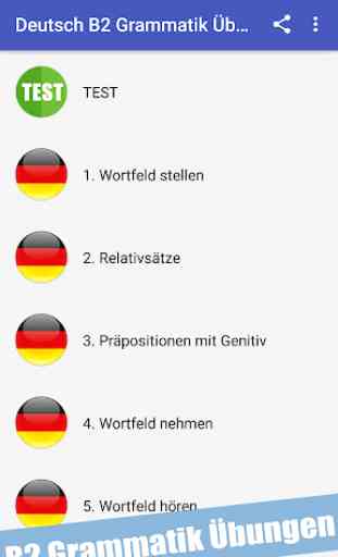 Deutsch Lernen B2 Grammatik Übungen 1