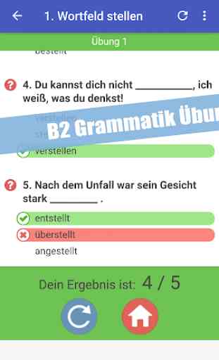 Deutsch Lernen B2 Grammatik Übungen 4
