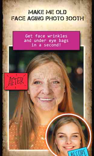 Envejecer Caras de Fotos - App Para Hacerse Viejo 2