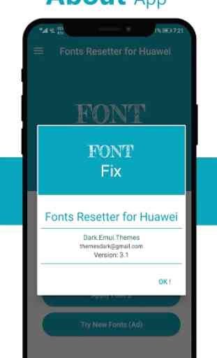 Font Resetter for Huawei & Honor 4