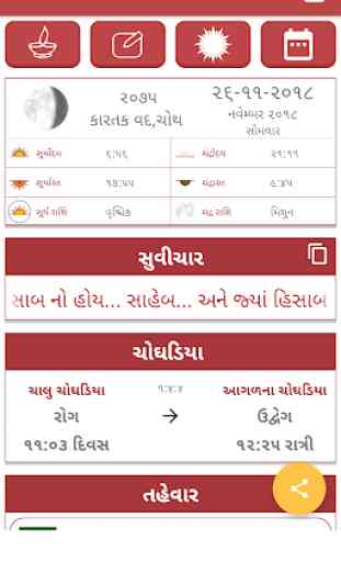 Gujarati Calendar 2020 Panchang, Rashifal 2020 2