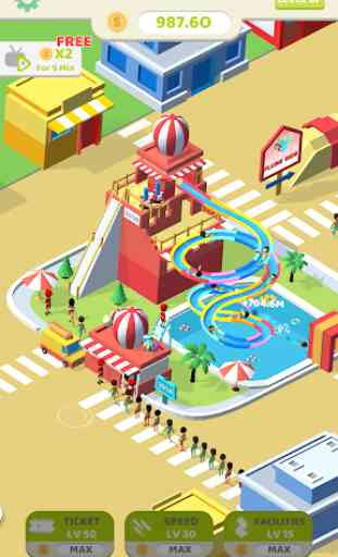 Idle Amusement Park - Tycoon Game 4