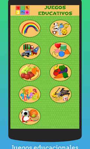 Juegos educativos de preescolar para niños Español 1