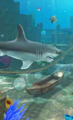 La vida del gran tiburón blanco: Megalodon Sim 3