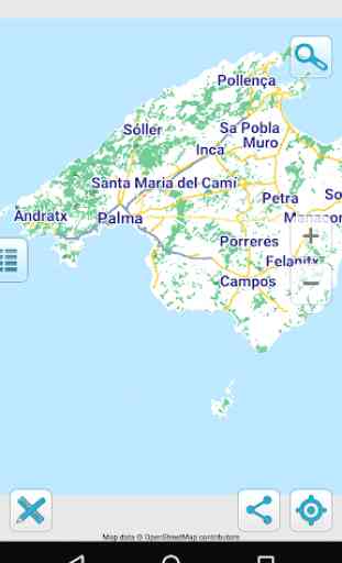 Mapa de Palma de Mallorca offline 1
