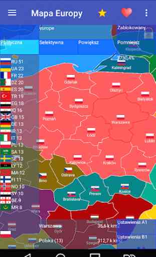Mapa Europy Free 1
