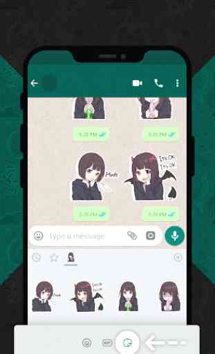 Menhera-chan Stickers for WhatsApp (WAStickerApps) 3
