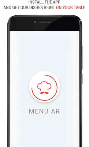 Menu AR Augmented Reality Food 1