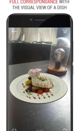 Menu AR Augmented Reality Food 3