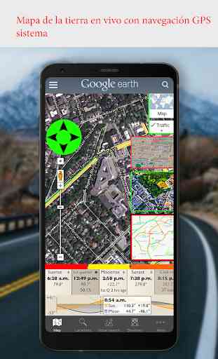 mundo ruta mapa Y GPS equipo 1