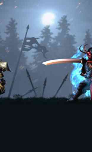 Ninja warrior: juegos de lucha de sombras 4