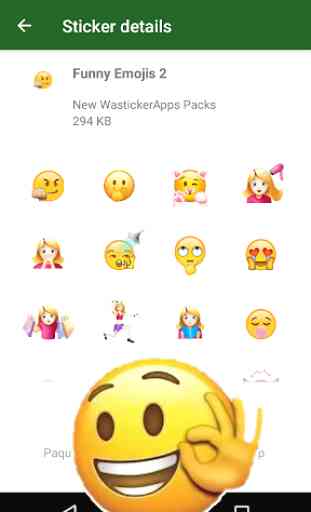 Nuevos Graciosos Sticker Emojis 3D WAstickerapps 4