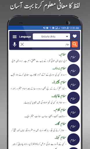 Offline Urdu Lughat – Urdu to Urdu Dictionary 2