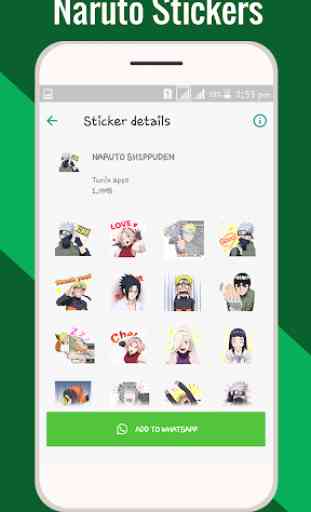 Pegatinas de anime para WhatsApp: paquete de anime 2