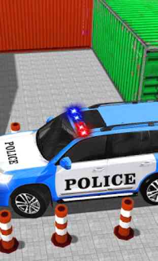 policía jeep americano inteligente estacionamiento 2