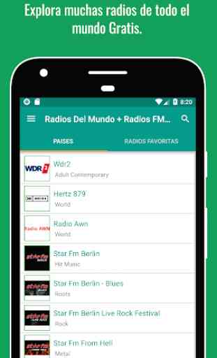 Radios del Mundo: Emisoras de Radio AM y FM Gratis 3