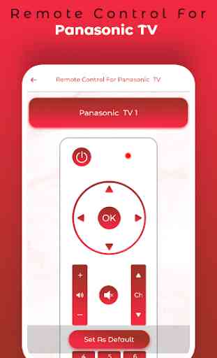 Remote Controller For Panasonic TV 2