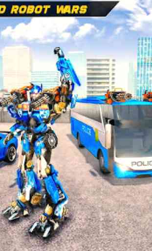 Robot de autobús policial transforma guerras 4