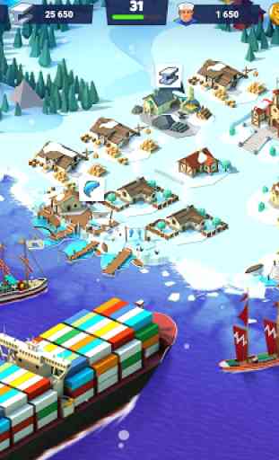 Sea Port: Construye Ciudades y Barcos en Simulador 4
