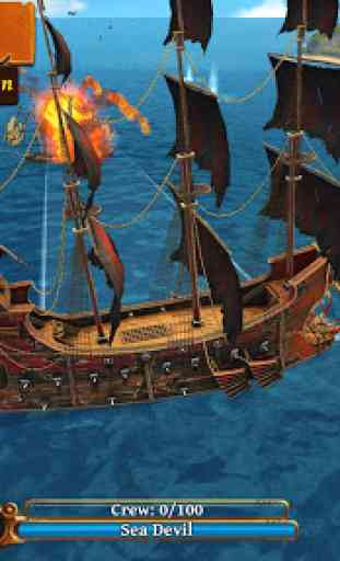 Ships of Battle - Age of Pirates - Warship Battle 1