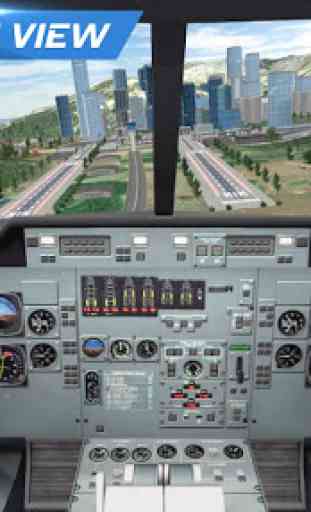 Simulador de piloto de vuelo de avión 1