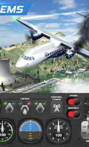 Simulador de piloto de vuelo de avión 4