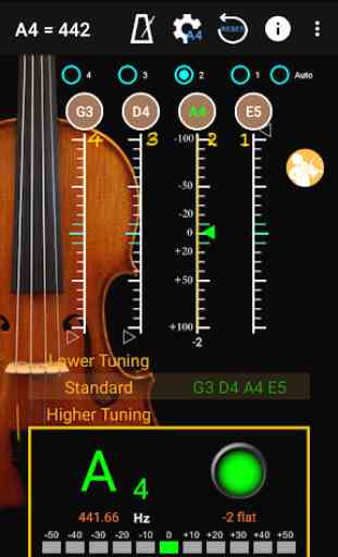 Sintonizador para violin – Violin Tuner 1