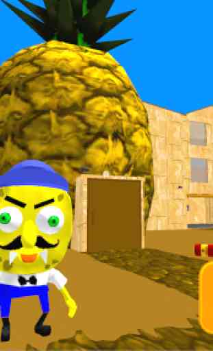 Sponge Neighbor Escape 3D 3