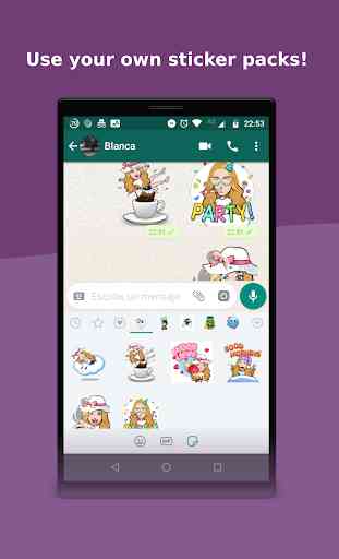 Stickers para WhatsApp con tu avatar 3