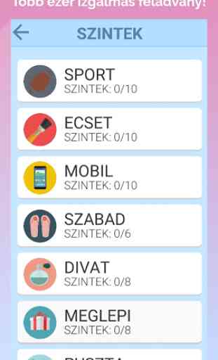 Új Szókereső - ingyenes szókirakó játékok magyarul 2