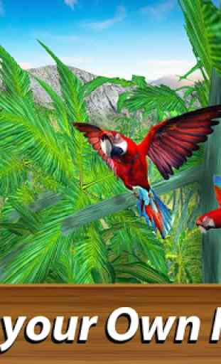 Wild Parrot Survival - simulador de la jungla! 3