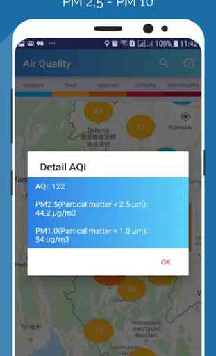 Air Pollution - Live PM2.5 Air Quality Index (AQI) 3