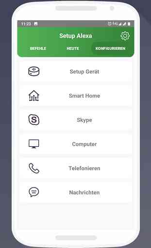 Alexa app - Setup echo dot with German 3