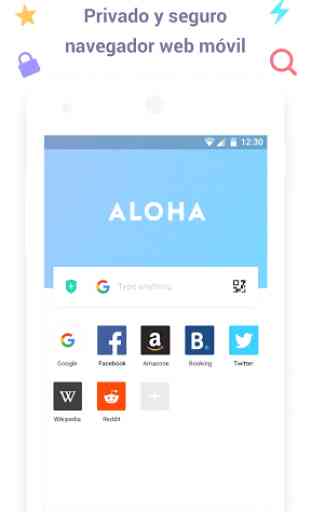 Aloha Browser Lite - Navegador privado  VPN gratis 1