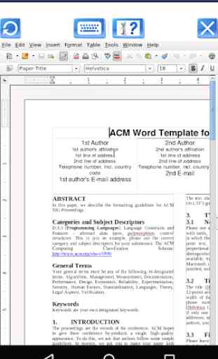AndroWriter Editor documentos 2
