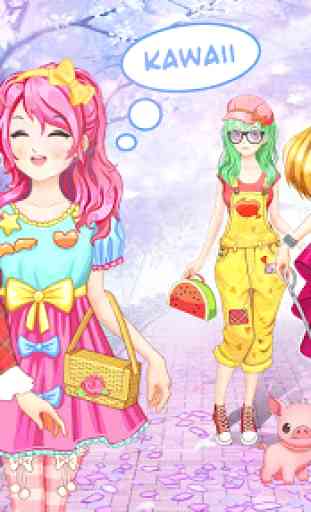 Anime y Kawaii Vestir Chicas 1
