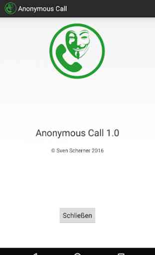 Anonym anrufen 2