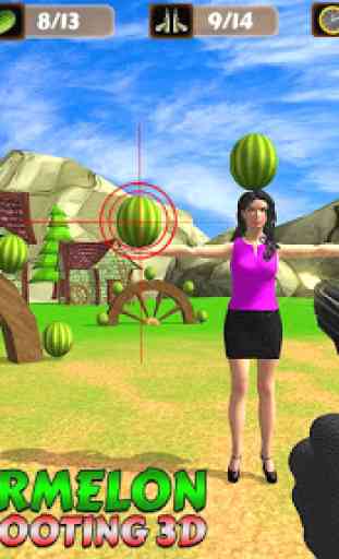 Apple Target Shoot: Watermelon Shooting Game 3D 2