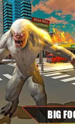 Bigfoot Monster City Rageage: Gorilla Hunter 2