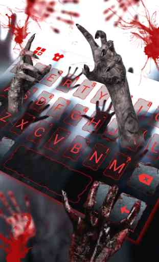 Bloody Walking Dead Tema de teclado 2