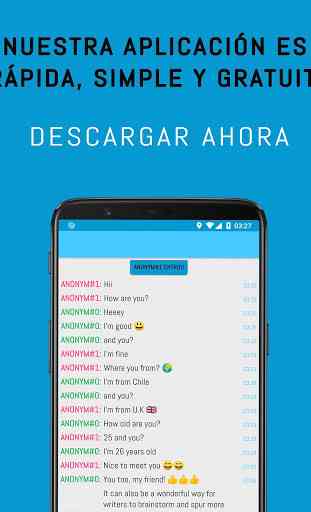 BoomChat - Chat anónimo 1