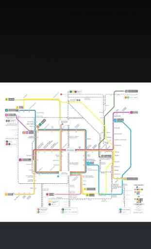 Brussels Metro & Tram Map 1