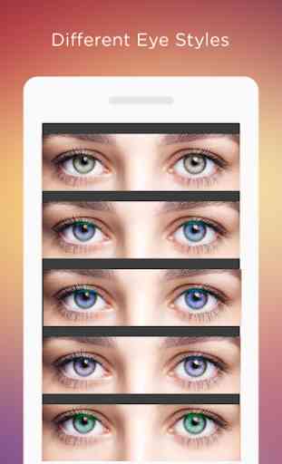 Cambiador de color de ojos :Editor de ojos 3