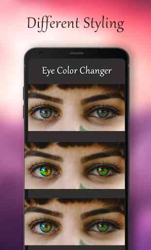 Cambiador de color de ojos :Editor de ojos 4